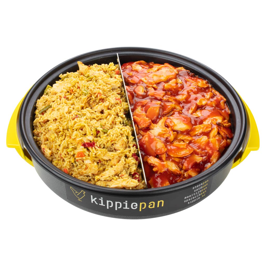 Combimaaltijdpan Nasi en Kip in Pangangsaus